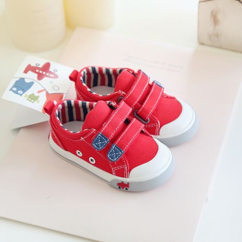Chaussures de tennis enfants en toile HAL LUCI pour été - semelle vulcanisation Ref 1008776