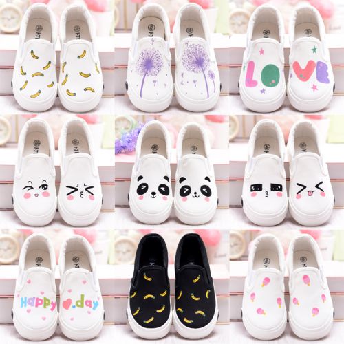 Chaussures de tennis enfants en toile pour printemps - Ref 1008816