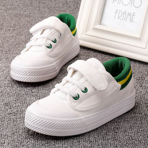 Chaussures de tennis enfants en toile pour printemps - semelle caoutchouc Ref 1008975