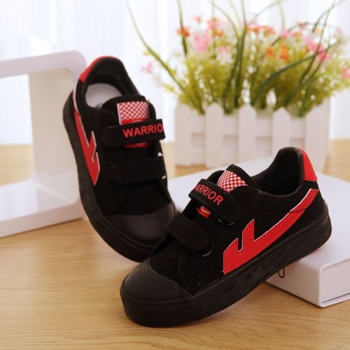 Chaussures de tennis enfants en toile WARRIOR pour printemps - Ref 1009048