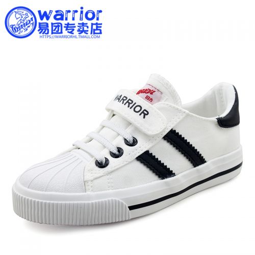 Chaussures de tennis enfants en toile WARRIOR pour printemps - semelle caoutchouc Ref 1009102