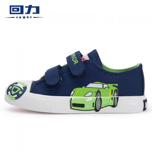 Chaussures de tennis enfants en toile WARRIOR pour Toute saison - semelle caoutchouc Ref 1009279