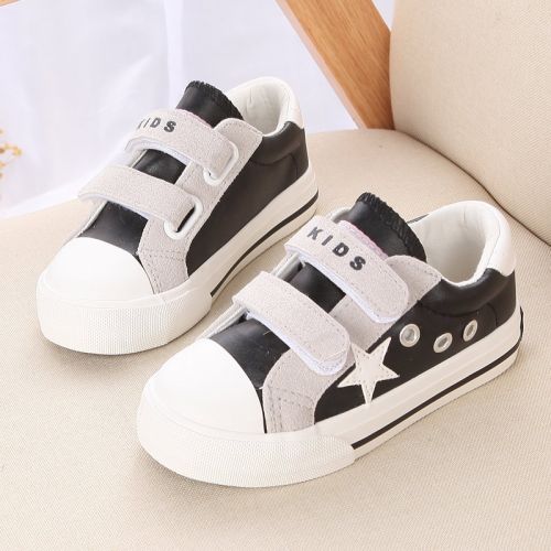 Chaussures de tennis enfants en toile WARRIOR pour printemps - semelle caoutchouc Ref 1009356