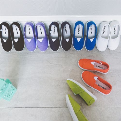 Chaussures de tennis enfants en toile EZONE pour printemps - semelle caoutchouc naturel Ref 1009537