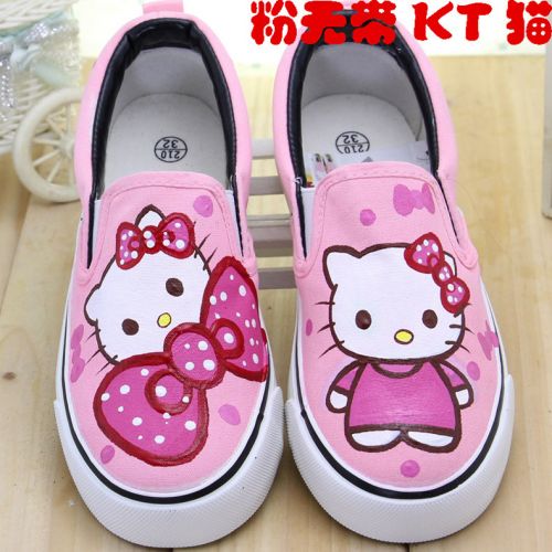 Chaussures de tennis enfants en toile pour printemps - Ref 1009910