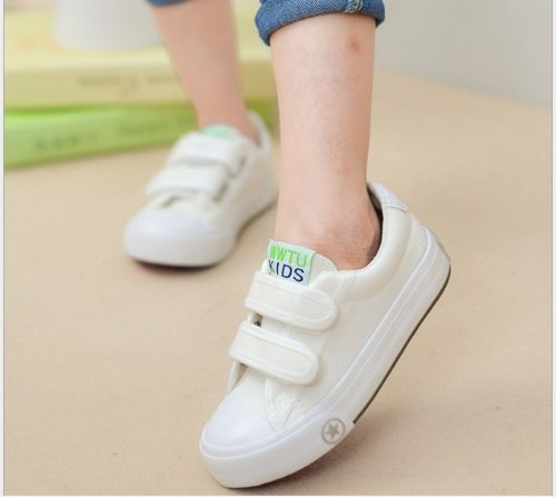 Chaussures de tennis enfants en toile LLXAOXION pour printemps - semelle caoutchouc naturel Ref 1010170