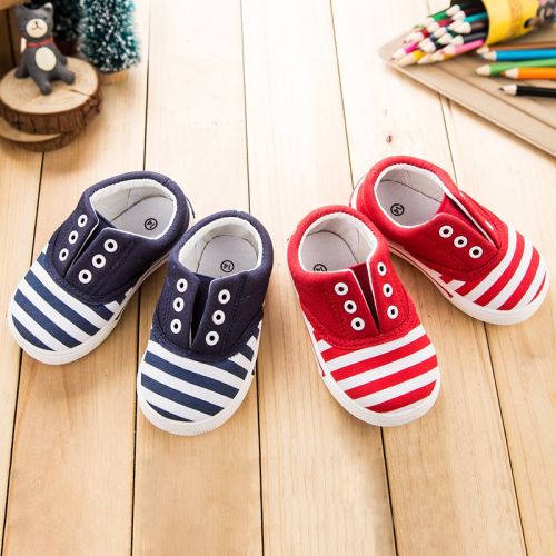 Chaussures de tennis enfants en toile pour printemps - semelle caoutchouc Ref 1010180