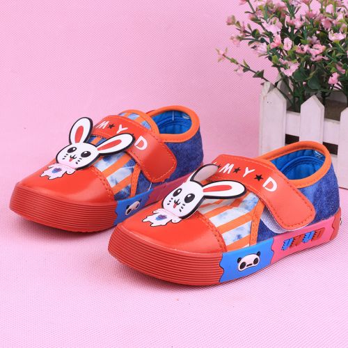 Chaussures de tennis enfants en toile SENGYE pour printemps - semelle caoutchouc Ref 1010302