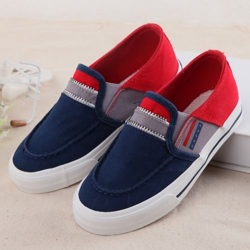 Chaussures de tennis enfants en toile pour printemps - semelle caoutchouc Ref 1010327