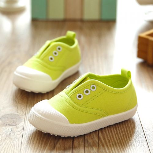 Chaussures de tennis enfants en toile pour printemps - semelle caoutchouc naturel Ref 1010417