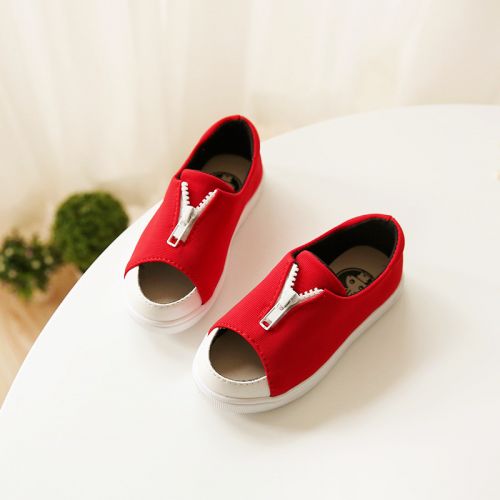 Chaussures de tennis enfants en toile pour printemps - semelle caoutchouc Ref 1010433