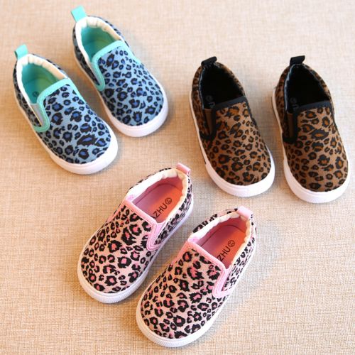 Chaussures de tennis enfants en toile pour printemps - semelle plastique Ref 1010622