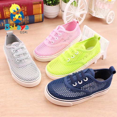 Chaussures de tennis enfants en toile pour été - semelle caoutchouc Wear Ref 1010680