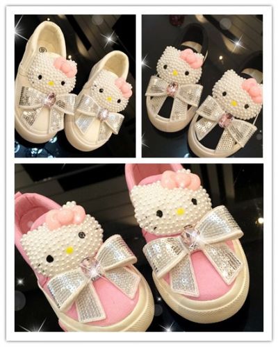 Chaussures de tennis enfants en toile pour printemps - Ref 1010901