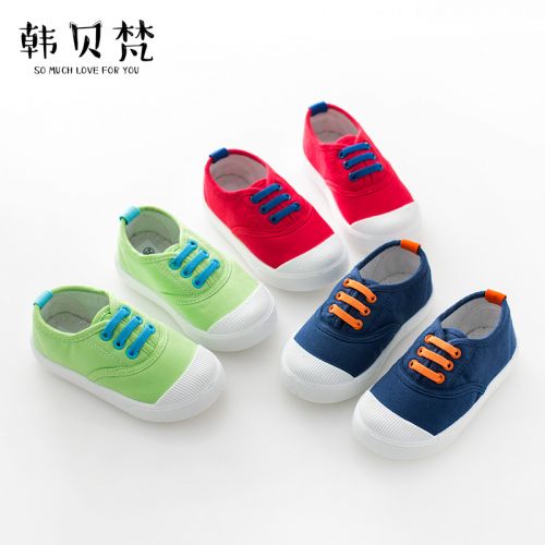Chaussures de tennis enfants en tissu BELLA NEWMAN pour printemps - semelle plastique Ref 1011017