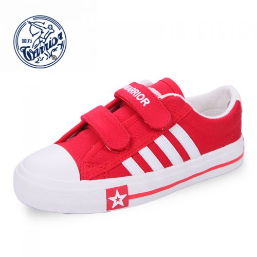 Chaussures de tennis enfants en toile WARRIOR pour printemps - semelle caoutchouc Ref 1011114