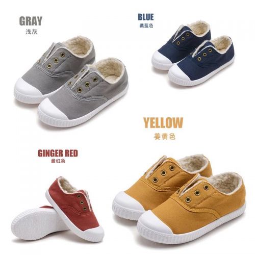 Chaussures de tennis enfants en toile OPOEE pour printemps - semelle caoutchouc Ref 1011220