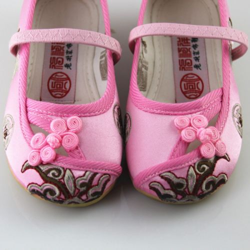 Chaussures de tennis enfants en tissu brodé pour printemps - Ref 1011292