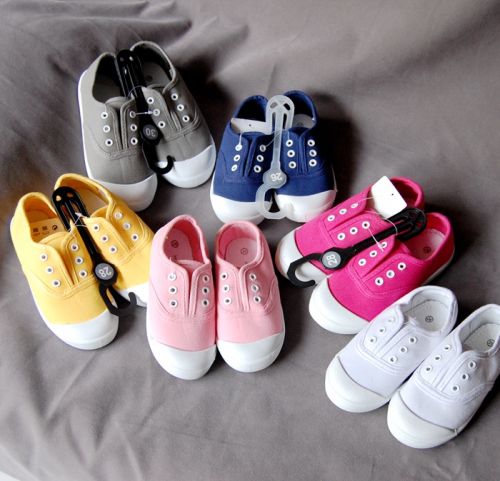 Chaussures de tennis enfants en toile pour printemps - semelle caoutchouc Ref 1011322