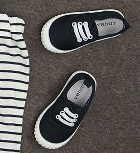 Chaussures de tennis enfants en toile pour printemps - Ref 1011331