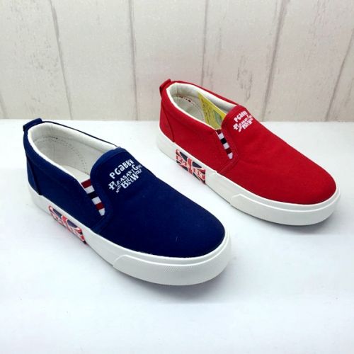 Chaussures de tennis enfants en toile pour printemps - Ref 1011566