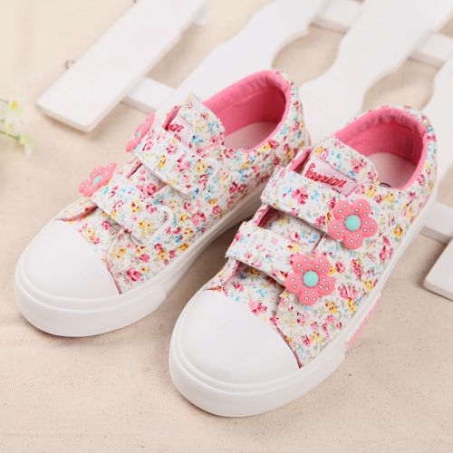 Chaussures de tennis enfants en toile WARRIOR pour printemps - Ref 1011590