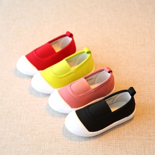 Chaussures de tennis enfants en toile pour printemps - semelle caoutchouc naturel Ref 1011658