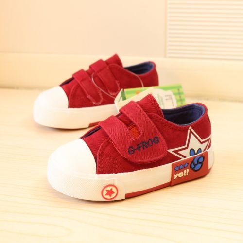 Chaussures de tennis enfants en toile - semelle vulcanisation Ref 1011859