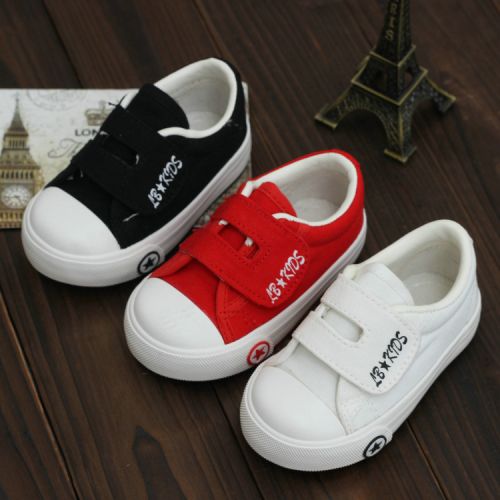Chaussures de tennis enfants en toile pour printemps - semelle caoutchouc Ref 1011955