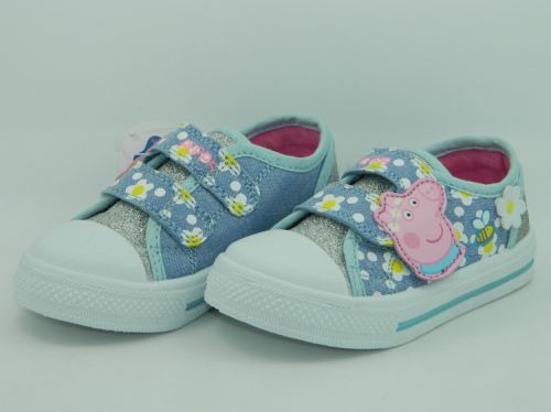 Chaussures de tennis enfants en toile pour Toute saison - semelle caoutchouc naturel Ref 1012145