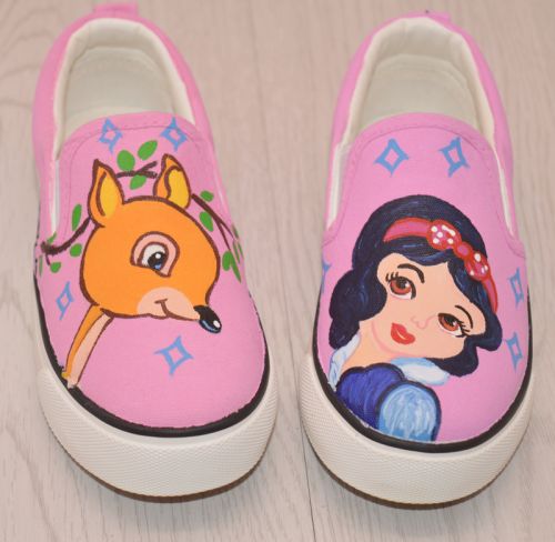 Chaussures de tennis enfants en toile pour printemps - Ref 1012149