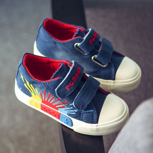 Chaussures de tennis enfants en toile LADINBABY pour printemps - semelle caoutchouc Ref 1012312