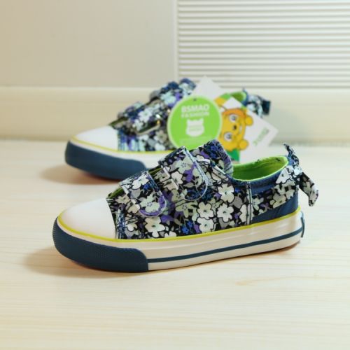 Chaussures de tennis enfants en toile pour printemps - semelle vulcanisation Ref 1012320