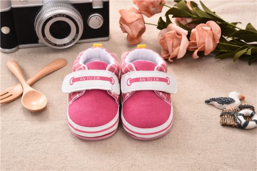 Chaussures de tennis enfants en toile pour printemps - semelle caoutchouc antidérapant Ref 1012331