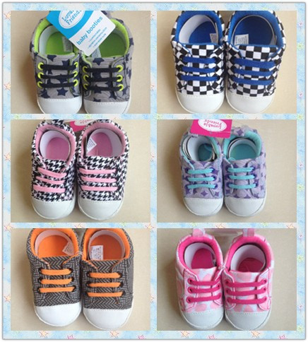 Chaussures de tennis enfants en toile LUVABLE FRIENDS pour Toute saison - Ref 1012687