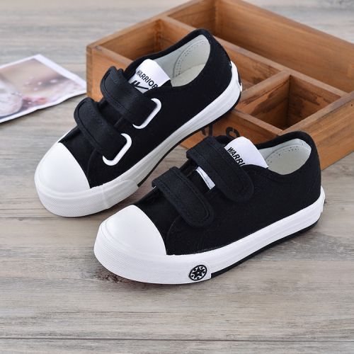 Chaussures de tennis enfants en toile WARRIOR pour printemps - semelle caoutchouc Wear Ref 1012717