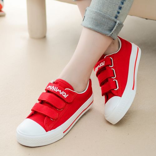 Chaussures de tennis enfants en toile pour Toute saison - semelle caoutchouc Ref 1012860