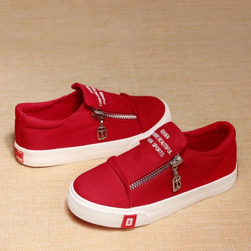 Chaussures de tennis enfants en toile pour printemps - semelle caoutchouc Ref 1012916