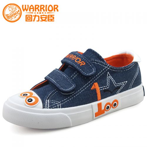 Chaussures de tennis enfants en toile WARRIOR pour Toute saison - semelle caoutchouc Ref 1013059