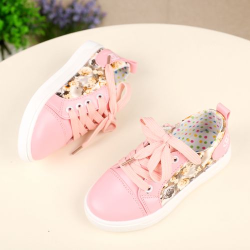 Chaussures de tennis enfants en similicuir pour Toute saison - semelle caoutchouc naturel Ref 1013840