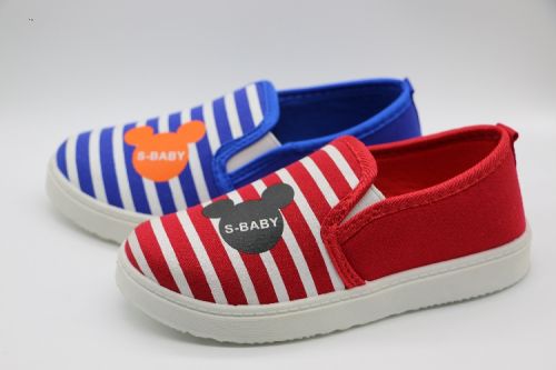 Chaussures de tennis enfants en toile pour printemps - Ref 1014144