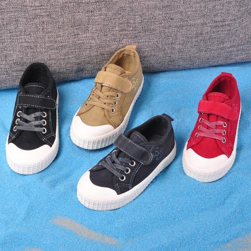 Chaussures de tennis enfants en toile pour printemps - semelle caoutchouc naturel Ref 1014474