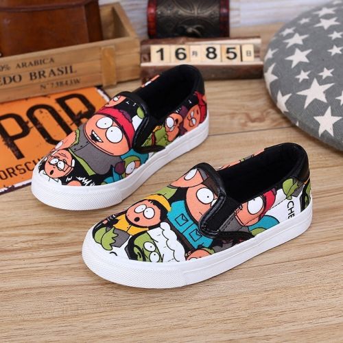 Chaussures de tennis enfants en toile SAMISOBO pour printemps - semelle caoutchouc Ref 1014521