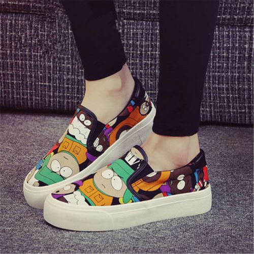 Chaussures de tennis enfants en toile pour printemps - semelle caoutchouc naturel Ref 1014796