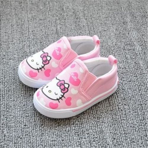 Chaussures de tennis enfants en toile pour printemps - Ref 1015028