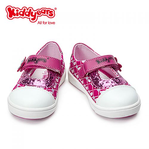 Chaussures de tennis enfants en toile KIDDYEARS brodé pour printemps - semelle fond composite Ref 1015240