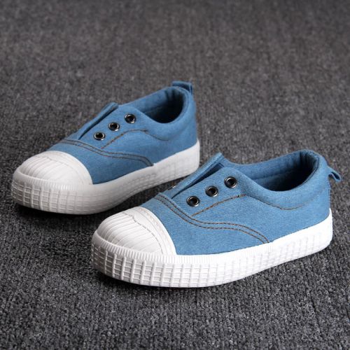 Chaussures de tennis enfants en toile pour Toute saison - semelle caoutchouc Ref 1015602