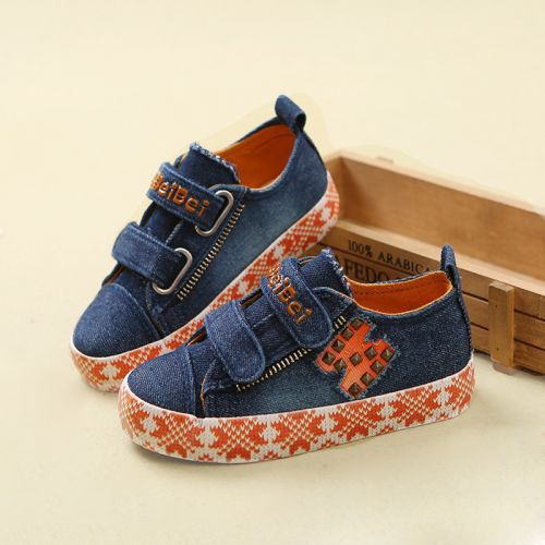 Chaussures de tennis enfants en toile pour été - semelle caoutchouc Ref 1015706
