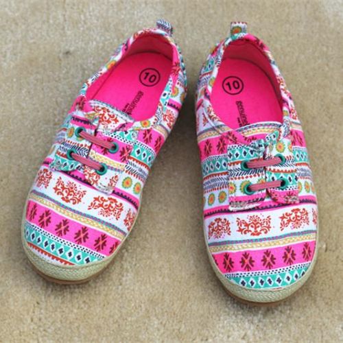 Chaussures de tennis enfants en toile pour Toute saison - Ref 1015915