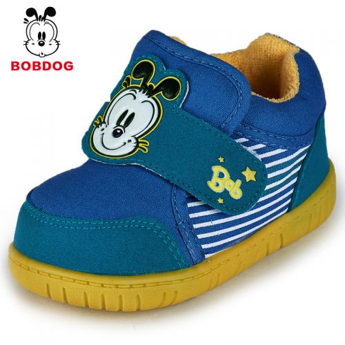 Chaussures de tennis enfants en toile BOBDOG pour hiver - semelle caoutchouc antidérapant Ref 1016182
